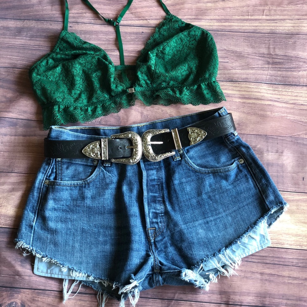 Vintage Levi 501 High Waisted Cut Off Shorts!